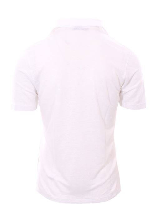 linen polo with shirt collar LA FILERIA | 6016896803250